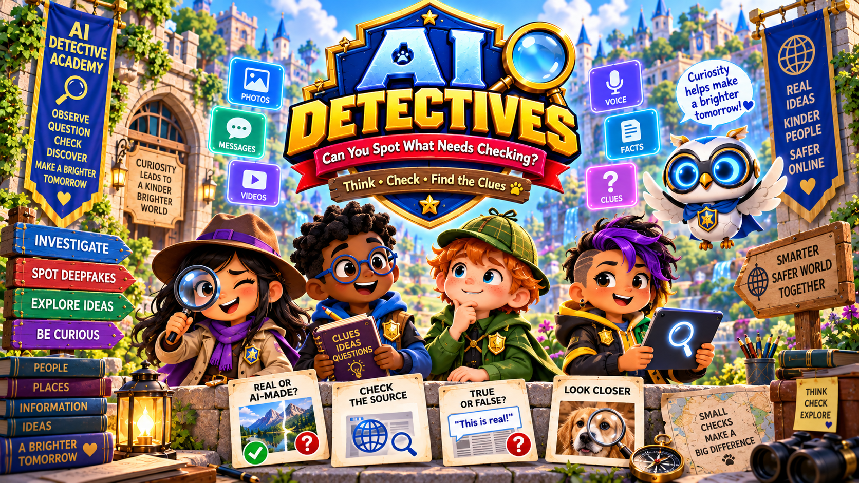 AI Detectives adventure artwork