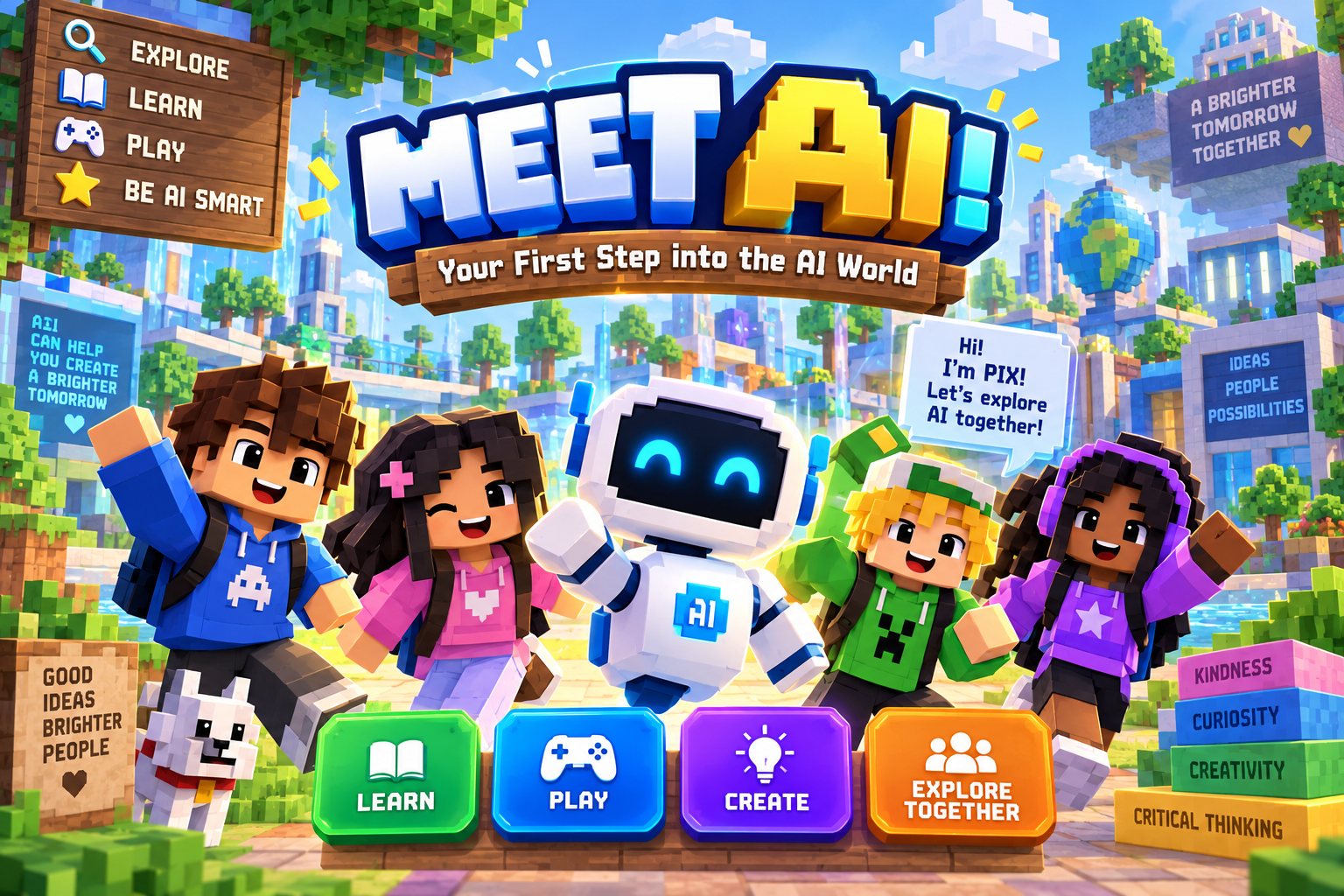 MEET AI! adventure artwork